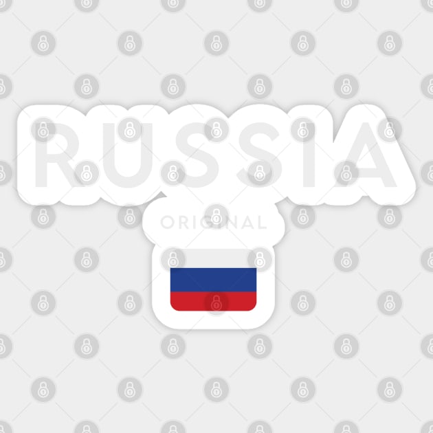 Russia flag, russian flag Sticker by eka123